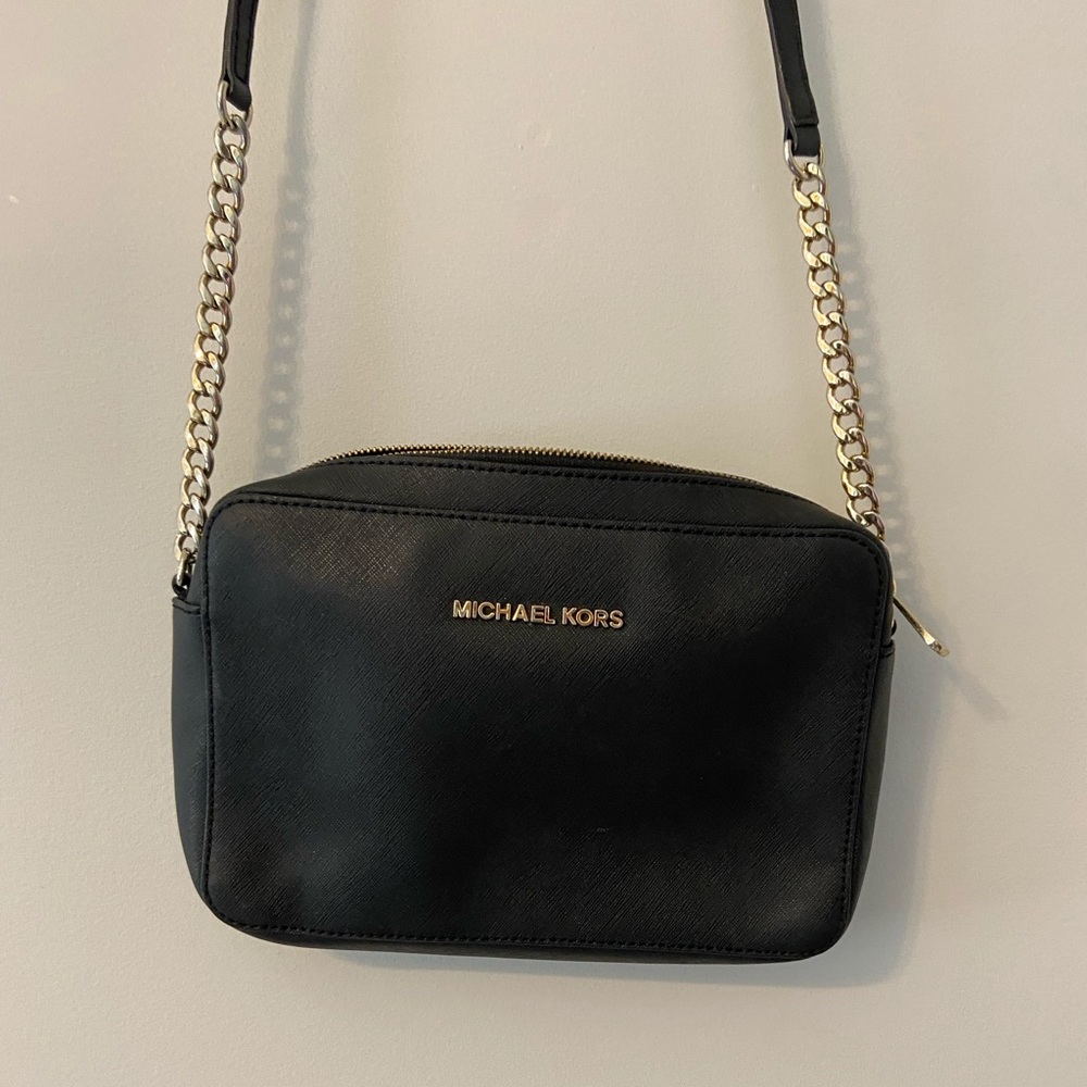 Black Michael Kors cross body bag